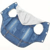 Retro Denim Dog Vest with Hood, Size M