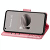 For Asus Zenfone 10 Butterfly Love Flower Embossed Leather Phone Case(Pink)