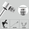Manual Mini Portable Bicycle Aluminum Alloy Pump + Plastic glue-free tire patch + Tire lever (Red)