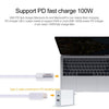 45W / 65W / 85W / 100W 5 Pin MagSafe 1 (L-Shaped) to USB-C / Type-C PD Charging Cable