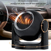 12V Winter Car-mounted Fast-heating Air Heater Window Glass Defogging Heater(Black)