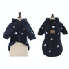 Blue Star Dog Sweater - Large - Warm Winter Jumper