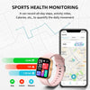 GTS5 2.0 inch Fitness Health Smart Watch, BT Call / Heart Rate / Blood Pressure / MET / Blood Glucose(Rose Gold)