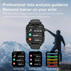 G96 1.85 inch HD Square Screen Rugged Smart Watch Support Bluetooth Calling/Heart Rate Monitoring/Blood Oxygen Monitoring(Green)