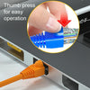 Network Cable Boots Cap Cover for RJ45, Green (500 pcs in one packaging , the price is for 500 pcs)(White)