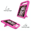 For Samsung Galaxy Tab S5e T720 Handle EVA Shockproof Tablet Case with Holder(Rose Red)