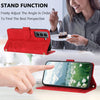 For Samsung Galaxy S22 5G Tulips Embossed Leather Phone Case with Lanyard(Red)