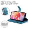 For Samsung Galaxy A26 5G Nine Card-slot Zipper Wallet Bag Leather Phone Case(Blue)