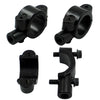 6 PCS Motorcycle Modification Accessories Handlebar Mirror Holder(M8 25mm Black)
