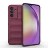 For Samsung Galaxy A56 5G Magic Shield TPU + Flannel Phone Case(Wine Red)