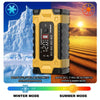 FOXSUR 12V / 24V / 10A Car / Motorcycle Battery Smart Repair Lead-acid Battery Charger(UK Plug Yellow)