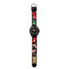 JNEW 6811-86172 Children Cartoon 3D Dinosaur Silicone Strap Waterproof Quartz Watch(Alloy Black)