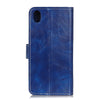 For Alcatel 1B 2020 /Alcatel 1A 2020 Retro Crazy Horse Texture Horizontal Flip Leather Case with Holder & Card Slots & Photo Frame & Wallet(Blue)