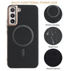 For Samsung Galaxy S24 FE 5G Solid Color Plating MagSafe Full Coverage Phone Case(Black)