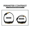 Shimei 2096 Multifunctional Men 50M Waterproof Compass Noctilucent Digital Wrist Watch(Gold)