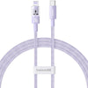 Baseus CD Series PD20W USB-C / Type-C to 8 Pin Fast Charging Data Cable, Length:2m(Purple)