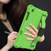 For Samsung Galaxy Tab S6 Lite P610 Honeycomb EVA + PC Shockproof Case with Strap(Green+Black)