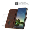 For Realme C75 / V60 Pro Dream Triangle Leather Phone Case with Lanyard(Brown)