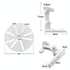 Adjustable No-Drill Security Camera Bracket - Rotatable & Compact