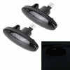 2 PCS DC12V / 3W Car LED Dynamic Blinker Side Lights Flowing Water Turn Signal Light for Nissan, Amber Light (Black)