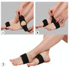 Flat Foot Orthopedic Insole Arch Support Orthopedic Insole High Arch Pad, Size: Free Size(Black)