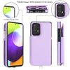 For Samsung Galaxy S20+ Double Flap Zipper RFID Leather Phone Case with Short Lanyard(Light Purple)