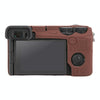 For Sony ILCE-6700 / A6700 Litchi Texture Soft Silicone Protective Case(Coffee)
