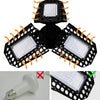 LED E27 Plant Growth Light Three-leaf Folding Seedling Planting Supplement Light, Power: 108 Beads