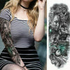 Large Arm Sleeve Waterproof Temporary Tattoo Sticker(TQB-070)