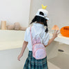 PU Children Sequin Backpack Girls Single-Shoulder Bag(Light Pink)