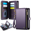 CaseMe-Me60 Multi-functional Anti-theft Swipe Passport Wallet(Purple)