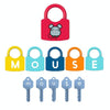 10 PCS Children Alphanumeric and Number Matching Lock Early Educational Toys, Random Style Delivery
