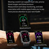 CF26 1.57inch BT5.2 Smart Bracelet Support Sleep Detection, Style:Silicone Strap(Black)