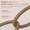 TOTUDESIGN CB-18-L 1.2m Glowing USB-A to 8 Pin Charging Data Cable(Black)