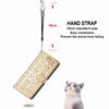 For Alcatel 1S 2021 Lovely Cat and Dog Embossing Pattern Horizontal Flip Leather Case , with Holder & Card Slots & Wallet & Cartoon Clasp & Lanyard(Gold)