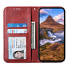 For Samsung Galaxy A36 Cubic Grid Calf Texture Magnetic Leather Phone Case(Red)