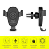 Car Wireless Charger Multifunctional Mobile Phone Wireless Charger Stand (Black)