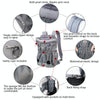 Doglemi Pet Carrier Backpack, Pink Grey, L (4-10kg)