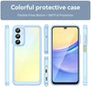 For Samsung Galaxy A26 5G Colorful Series Acrylic Hybrid TPU Phone Case(Blue)