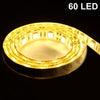 Warm White 60 LED 5050 SMD Waterproof Flexible Car Strip Light, DC 12V, Length: 1m
