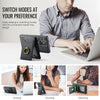 For Samsung Galaxy S25 Ultra 5G DG.MING K1 MagSafe Detachable Wallet RFID Back Cover Phone Case(Black)