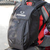 SOMAN Cycling Backpack Waterproof Motorcycle Helmet Bag(Black)
