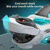 Children Motorized Universal Mechanical Shark Boys Simulation Model Toys(Gray)
