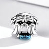 S925 Sterling Silver Cute Dog Beads DIY Bracelet Necklace Accessories