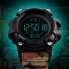 SKMEI 1384 Multifunctional Men Outdoor Fashion Noctilucent Waterproof LED Digital Watch (Red)