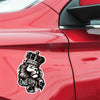 5 PCS YJZT One Love Lion Crown PVC Animal Car Sticker, Size: 10x15.3cm
