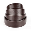 Men Casual Cow Leather Belt Waistband, Length: 130cm(Brown)