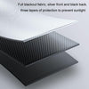 40x125cm Car Summer No-punch Retractable Titanium Silver Sunshade Curtain