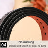 Dandali Ladies Microfiber Bottom Casual Buckle Belt Versatile Jeans Waistband, Length: 105cm(Coffee)