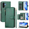 For Samsung Galaxy A56 5G Multi-Card Slots Zipper Wallet Leather Phone Case(Green)